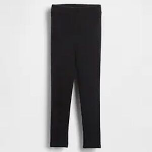 GAP Girls Cozy-Lined Leggings Black